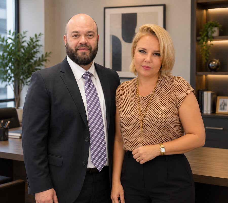 Rodolfo Domínguez y Laura Aragón, fundadores de Norte & Valor Consultores